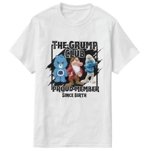 Other - Grump Club Member Since Birth Funny Graphic T-Shirt Sarcastic Humor Tee